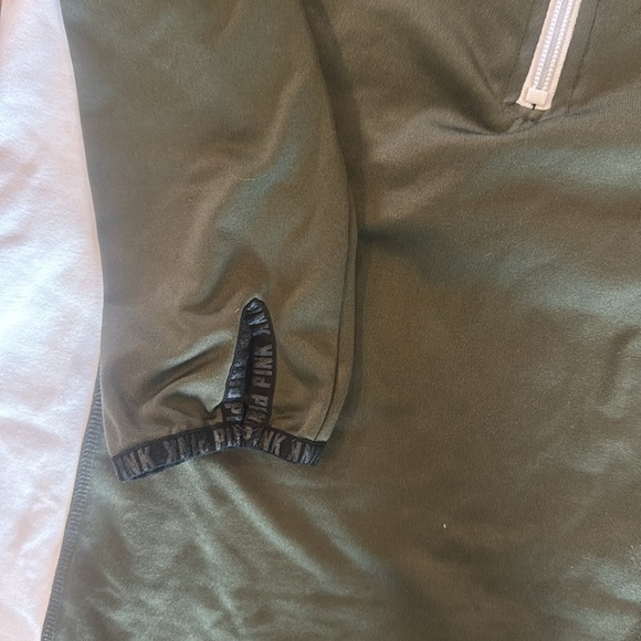 PINK Victoria's Secret Olive and White Jacket - Picture 3 of 5